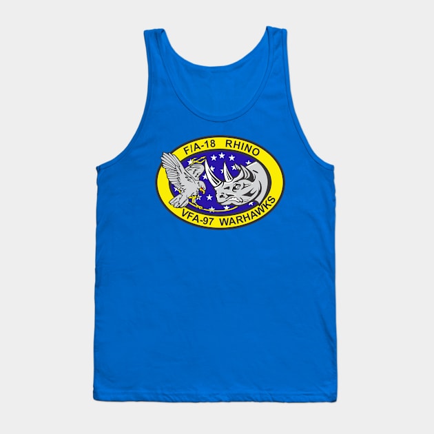 VFA-97 Warhawks - Rhino Tank Top by MBK